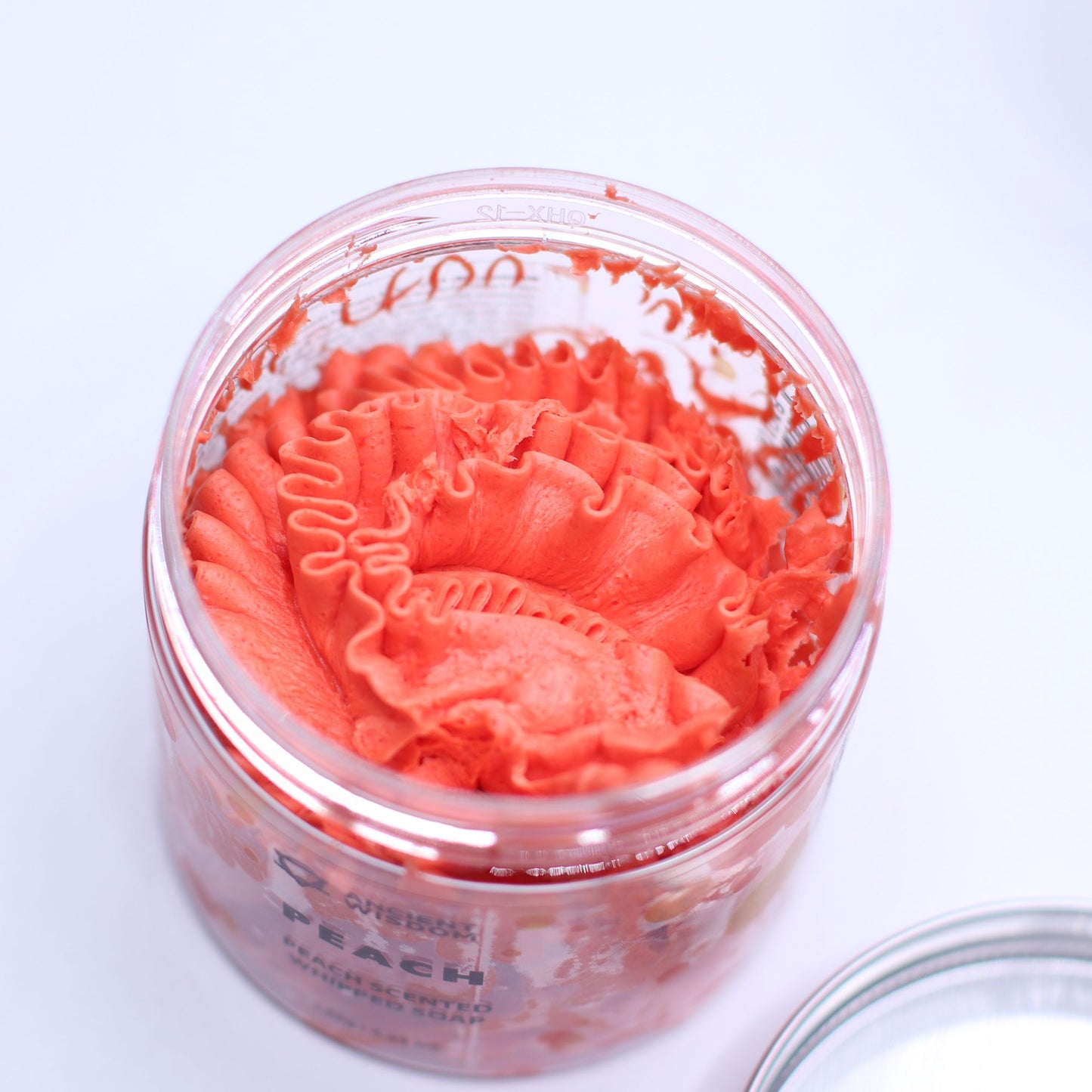 Peach Whipped Soap 120g fruity whipped body cleanser with creamy texture
