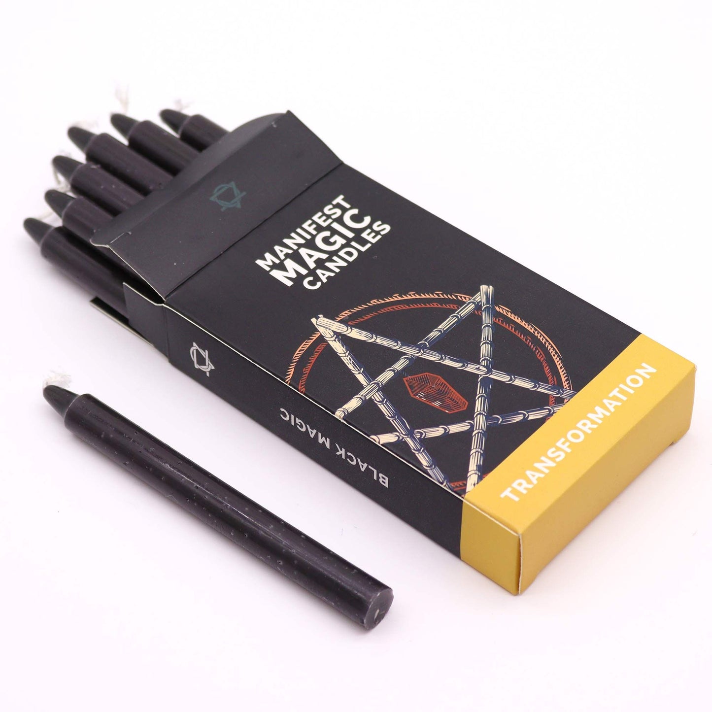 Manifest Magic Spell Candles – Black (Pack of 12)