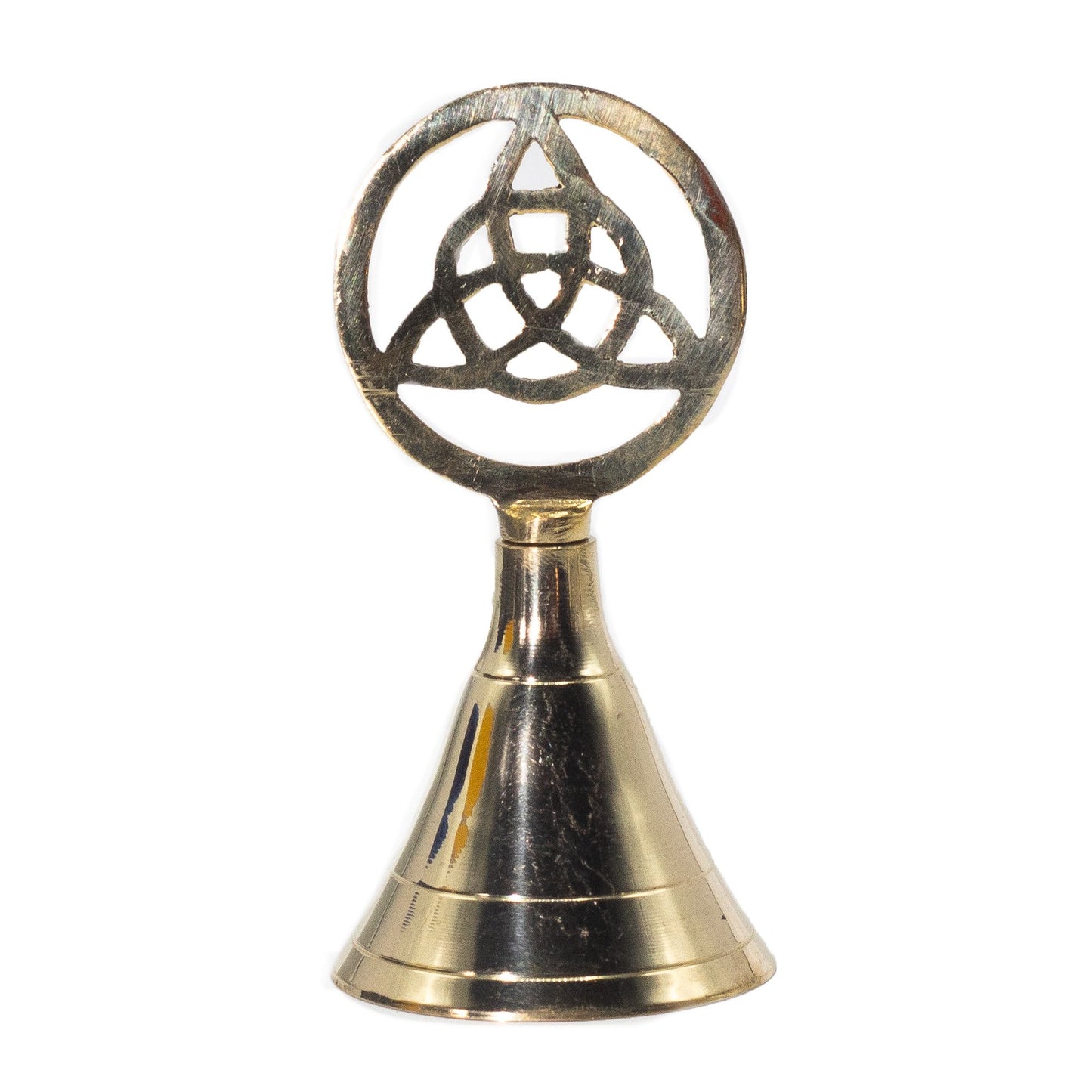 Altar Brass Bell Triquetra 10.5cm ritual altar bell