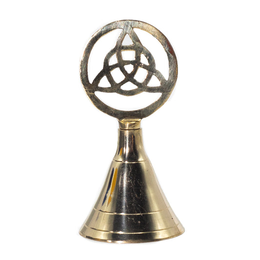 Altar Brass Bell Triquetra 10.5cm ritual altar bell