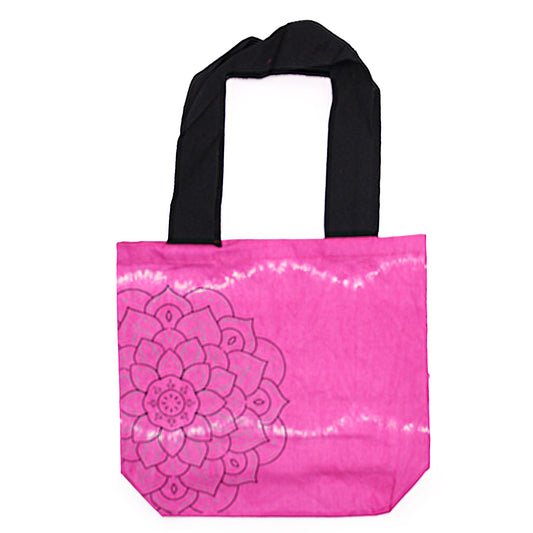 Tye-Dye Cotton Bag -  Mandela - Magento - Black Handle