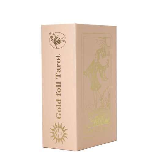 Pink Box Ruby Foil tarot card gift set with shimmering tarot cards, guidebook and pink presentation box