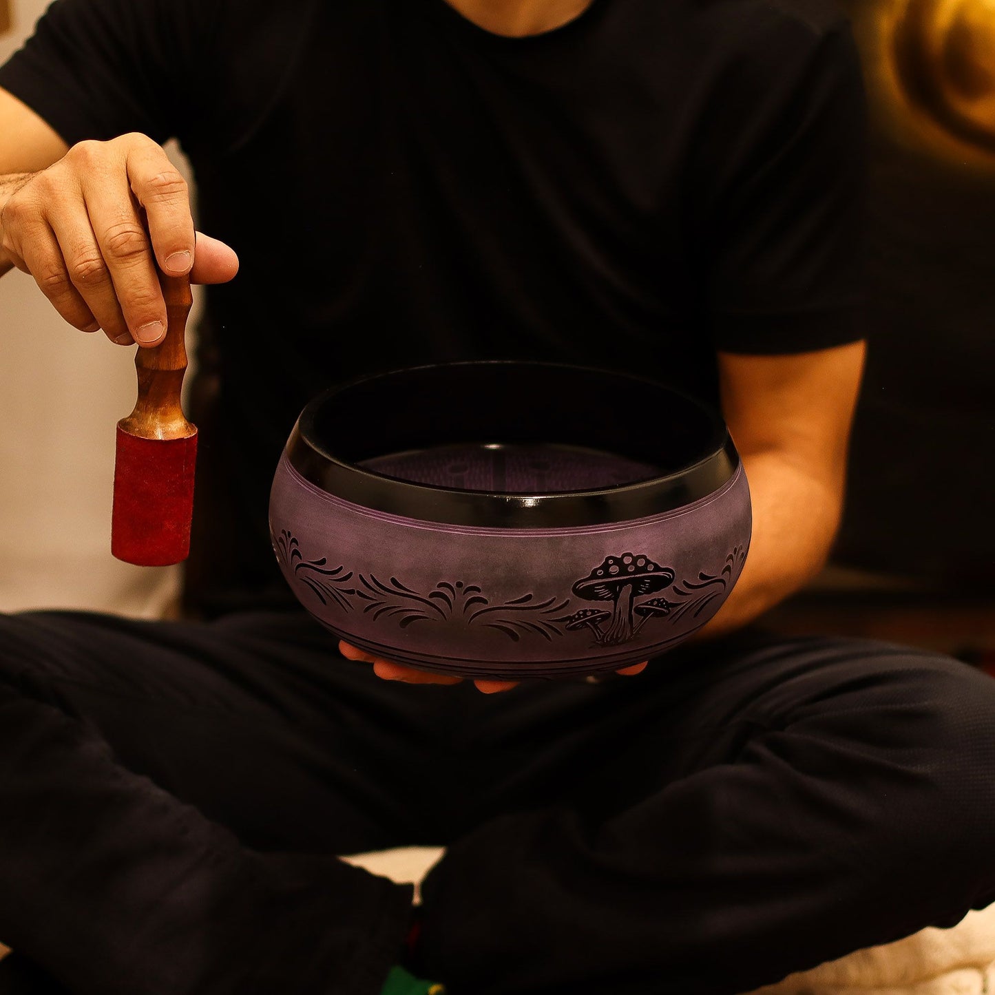 Extra Loud - Mushroom Singing Bowl - Purple Haze