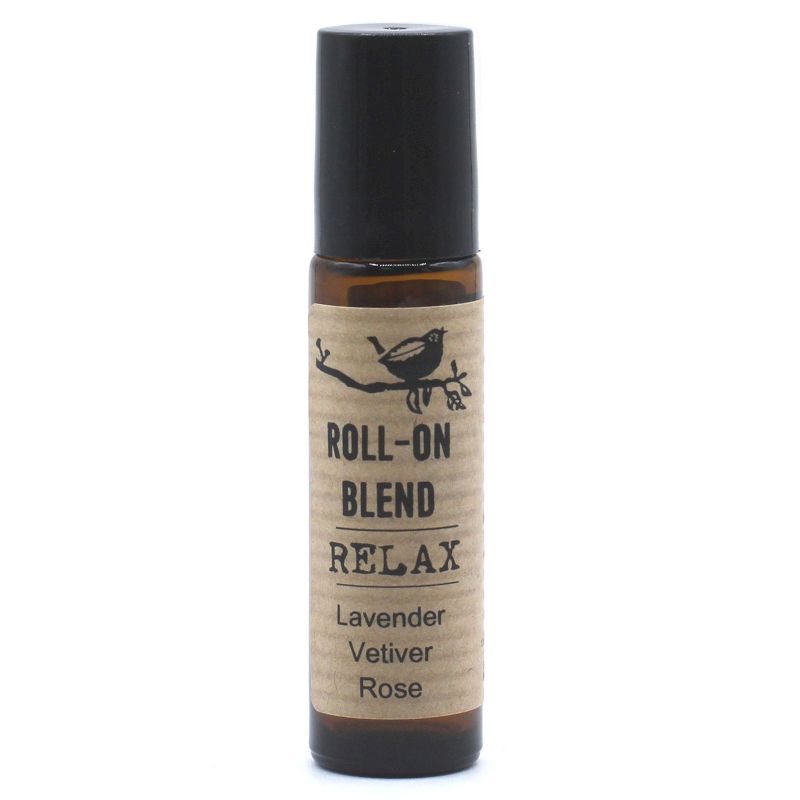 Agnes + Cat Relax roll-on essential oil blend lavender vetiver rose calming floral grounding scent