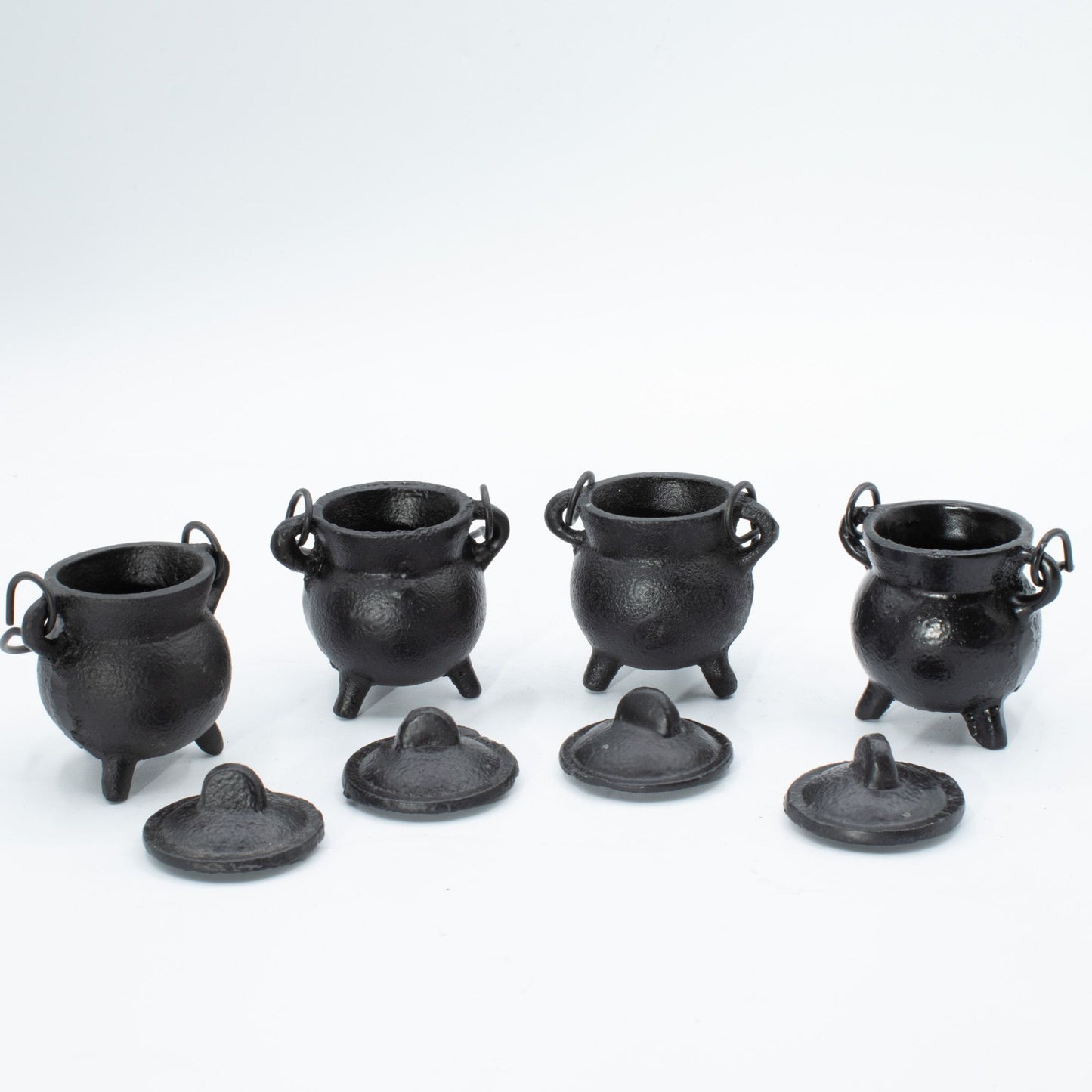 Extra Small Cast Iron Cauldrons Set of 4