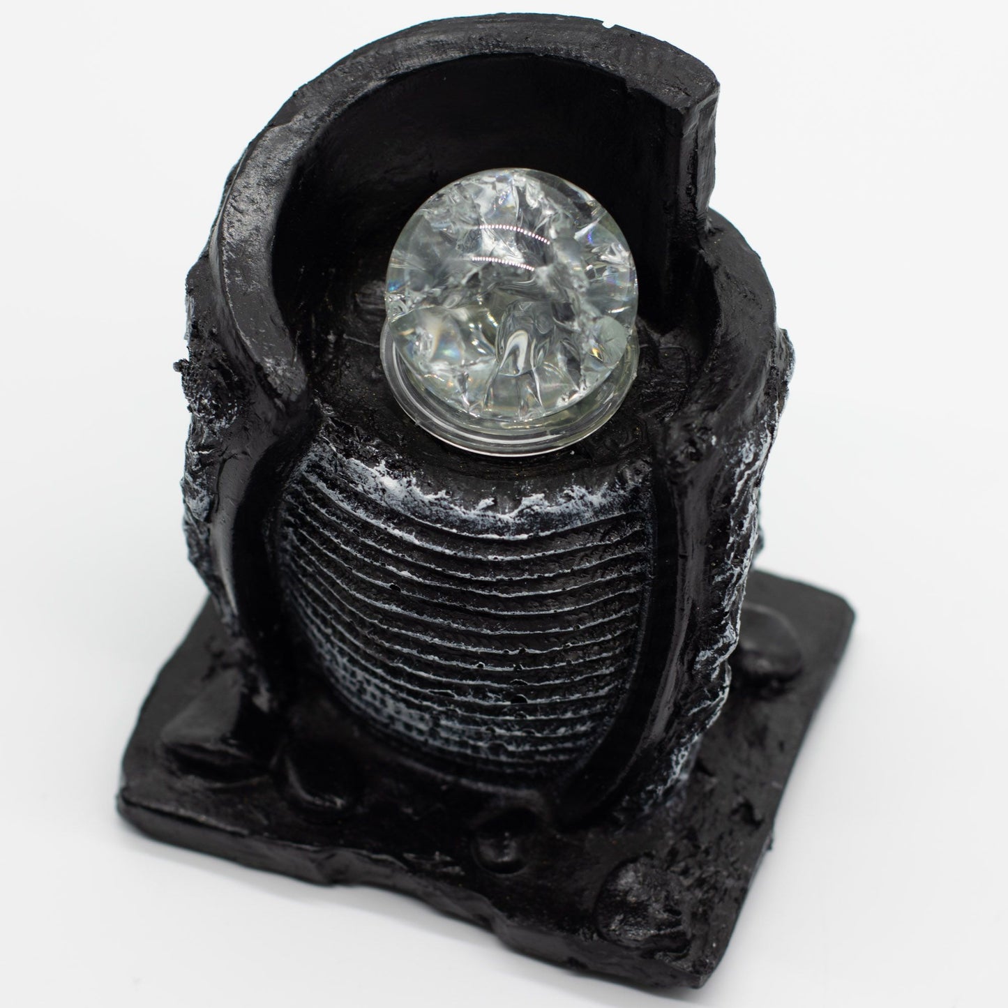Water Pot with Crystal Ball Tabletop Water Feature