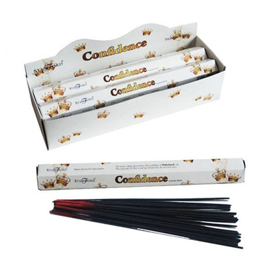 Confidence Premium Incense Sticks – Stamford bold incense sticks with warm aroma and approx 25–30 minute burn time
