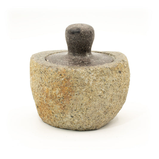 Natural riverstone grounding pot medium for energy stabilisation and meditation