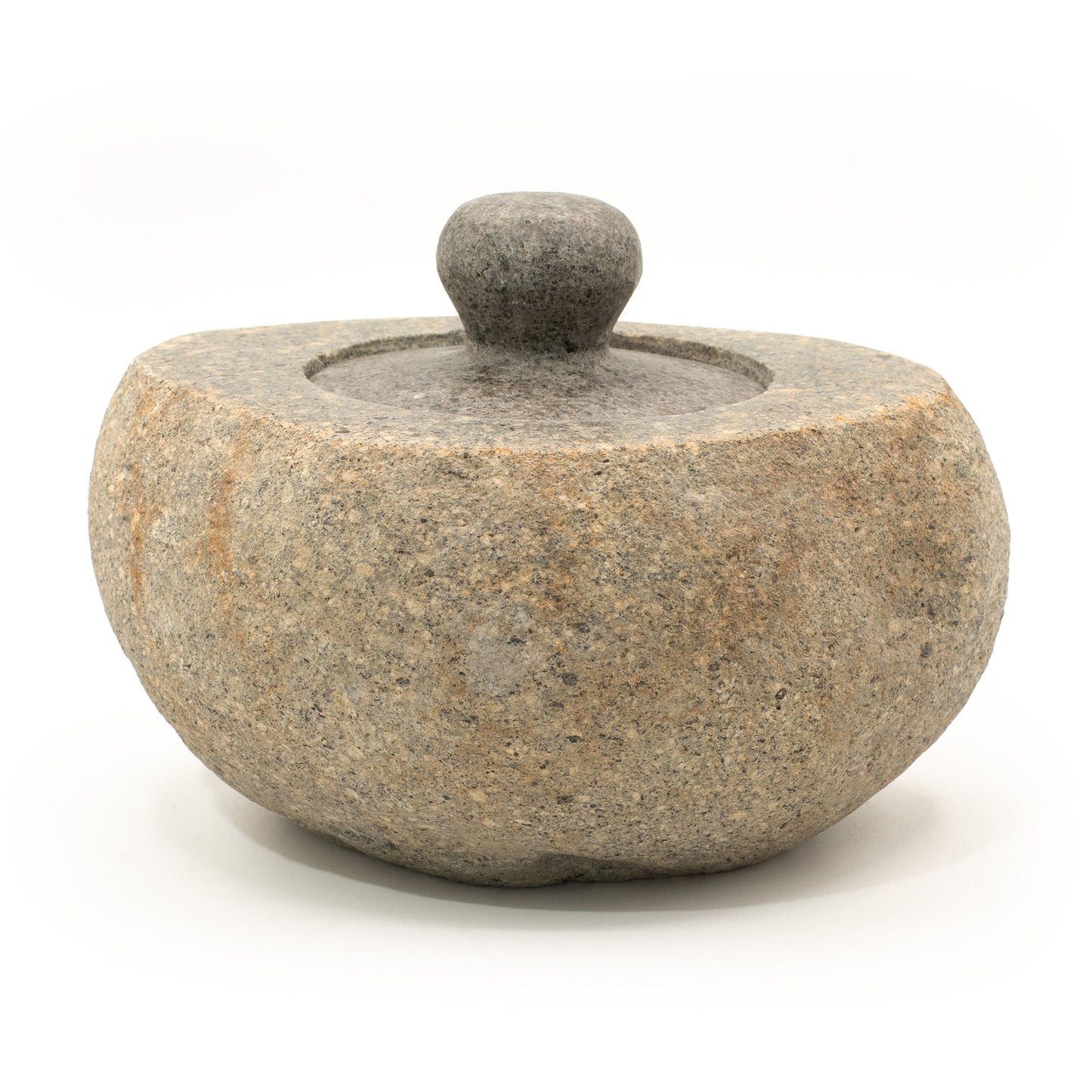 Natural Riverstone Grounding Pot - Large