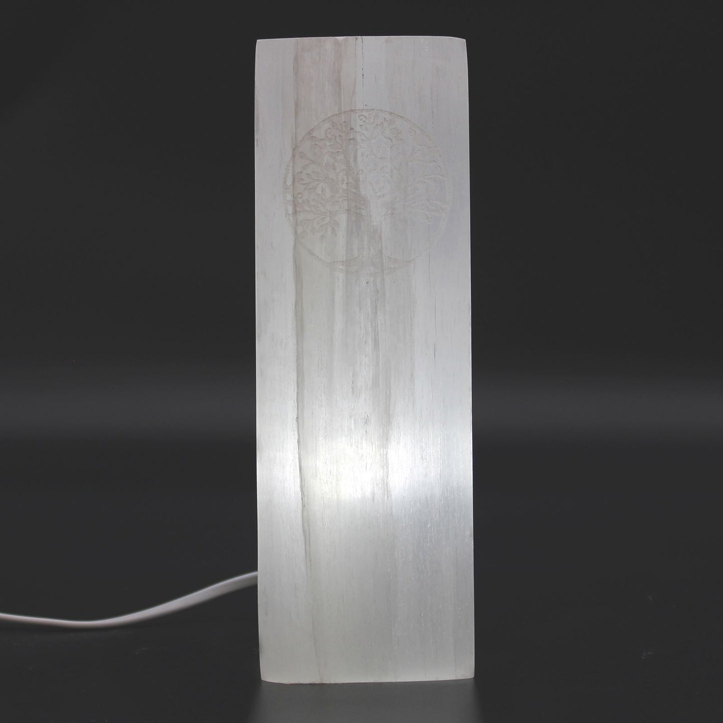 Selenite Block Lamp Chakra