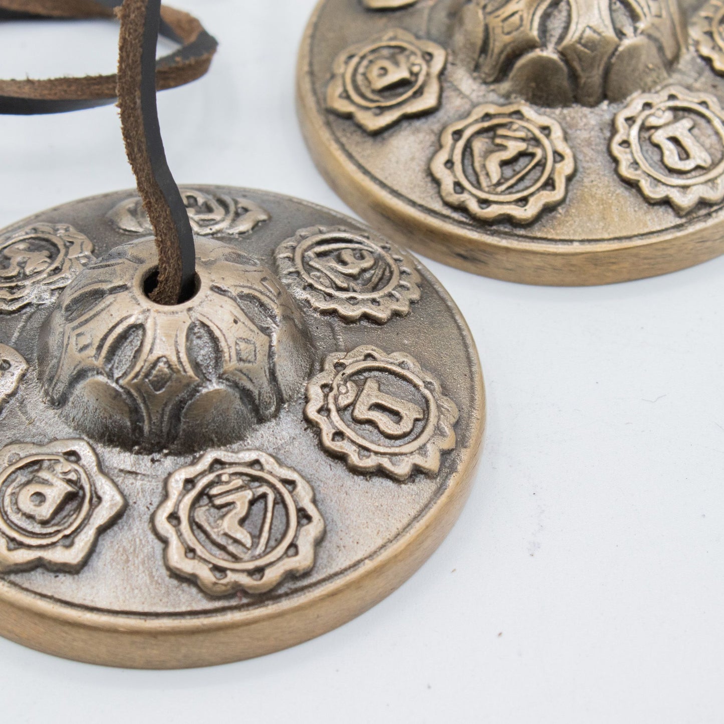 Premium Brass Tibetan Tingsha - Seven Chakra - approx 7cm