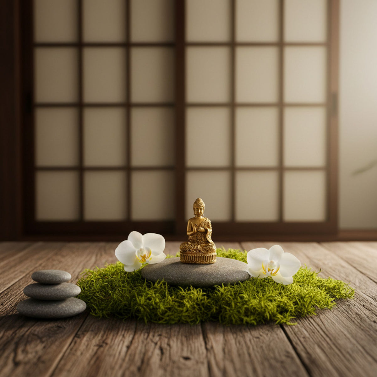 Brass Miniature Gods - Buddha - 48mm