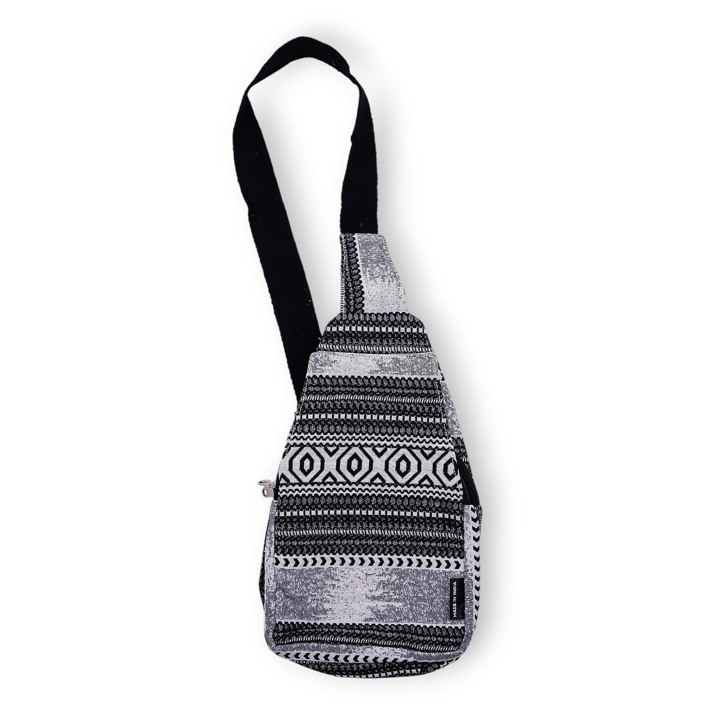 Nomad Sari Jacquard Natural Cross Bag - Urban Caravan