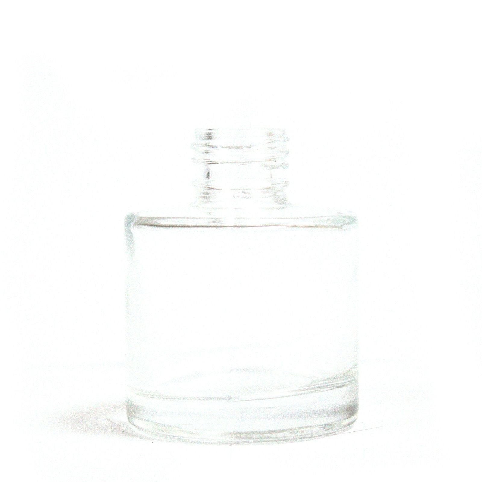 50ml clear round reed diffuser bottle small glass container for DIY home fragrance setup