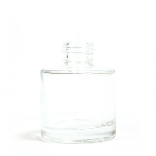 50ml clear round reed diffuser bottle small glass container for DIY home fragrance setup