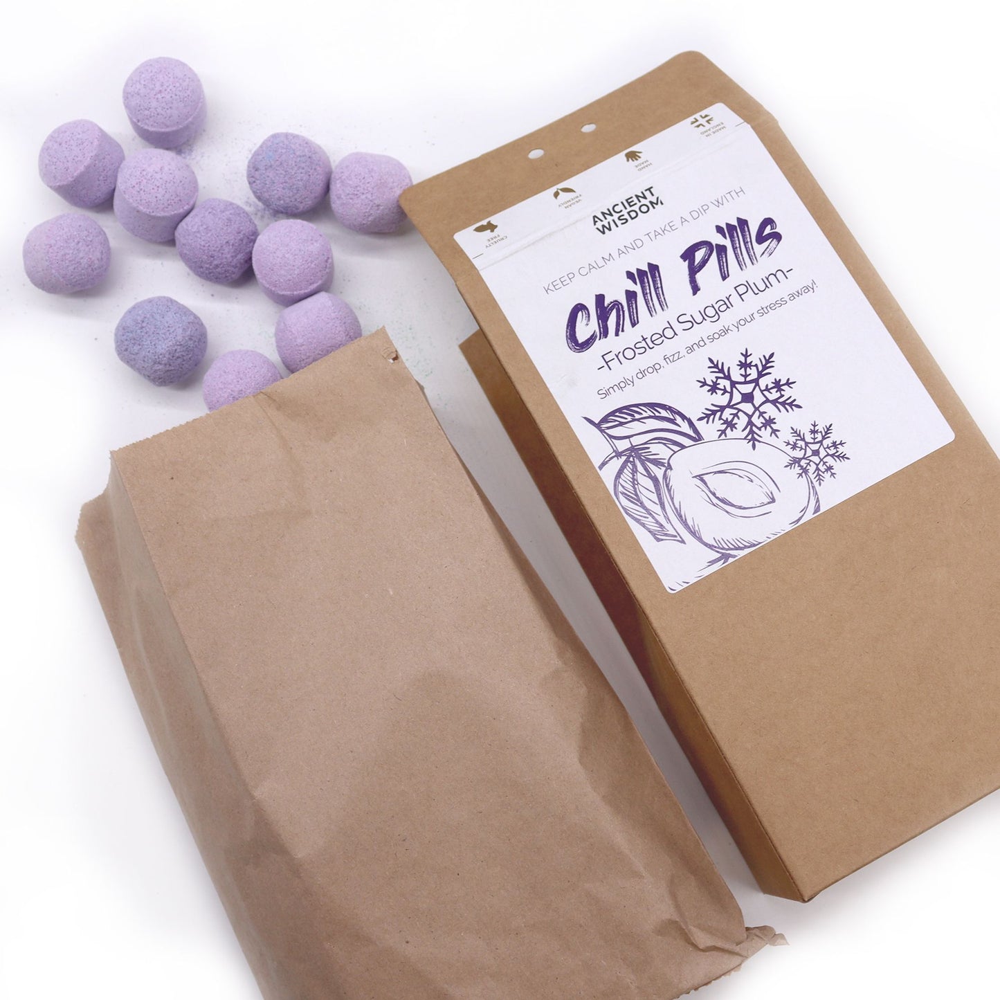 Frosted Sugar Plum Chill Pills Gift Pack