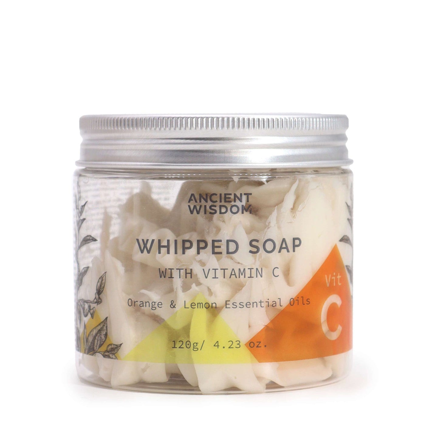 Aromatherapy Whipped Soap with Vitamin C creamy whipped soap for gentle cleansing and refreshment