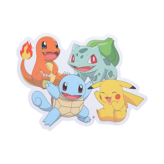 Four cartoon creatures, including a turtle, mouse, dinosaur, and lizard, are smiling and interacting playfully. They are set against a plain white background, displaying vibrant colors.