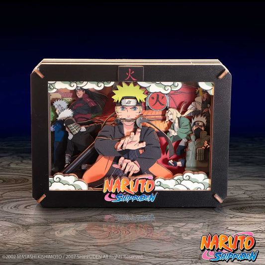 Naruto Hokage Wooden Theatre - Hokage theatre in a styled anime setting
