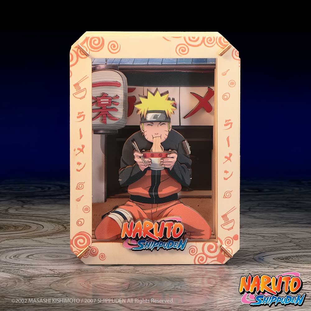 Naruto Ramen Wooden Theatre - Naruto ramen theatre in a styled display