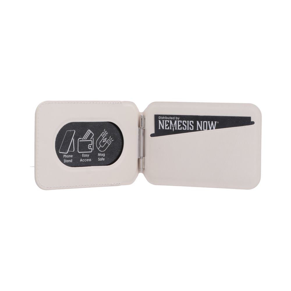 One Piece Luffy Wanted Poster MagSafe Card Holder - Wanted-poster card holder unfolded flat