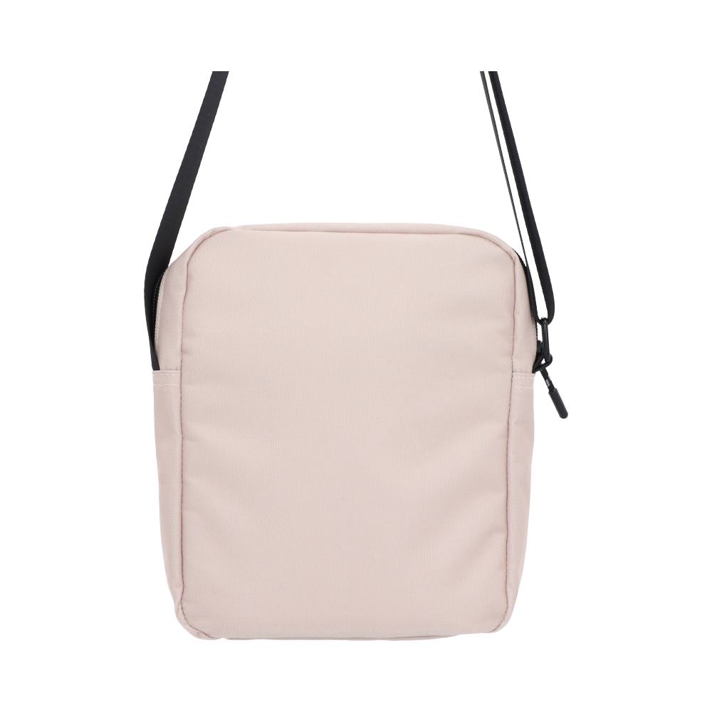 One Piece Luffy Wanted Poster Crossbody Bag - Rear view of plain pale cream bag