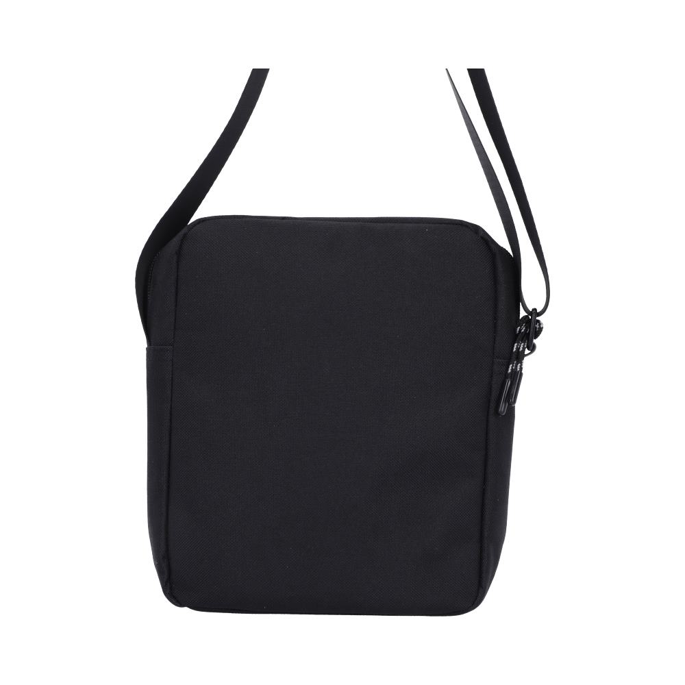 Naruto Sasuke Crossbody Bag - Rear view of plain black bag