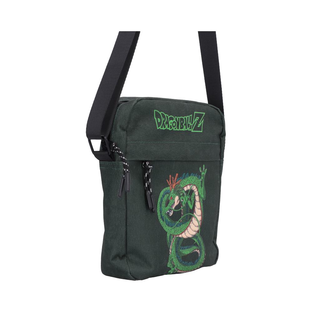 Dragon Ball Z Shenron Crossbody Bag - Side view of dragon pocket and adjustable strap