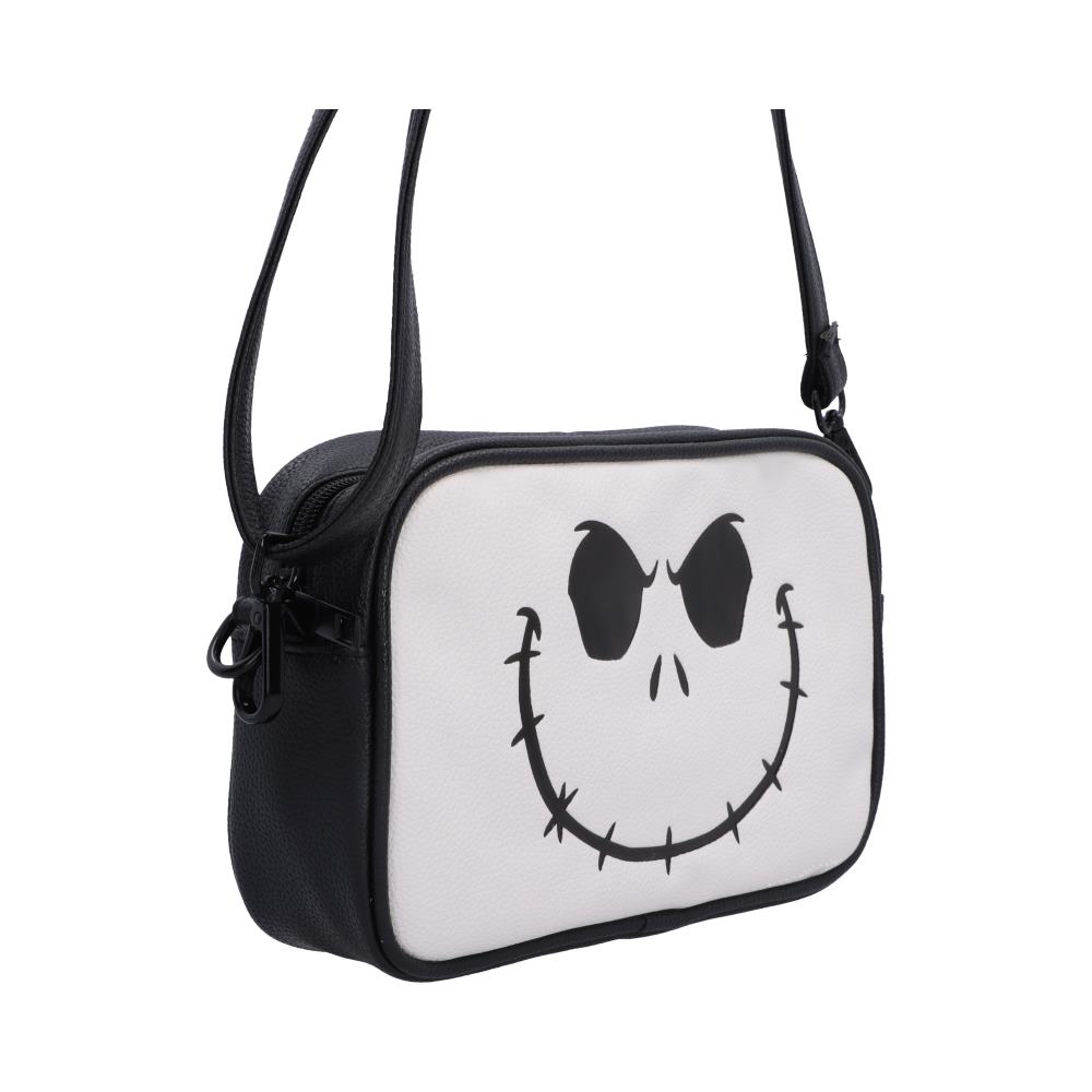 Nightmare Before Christmas Jack Shoulder Bag - side view showing the bag depth and strap attachment