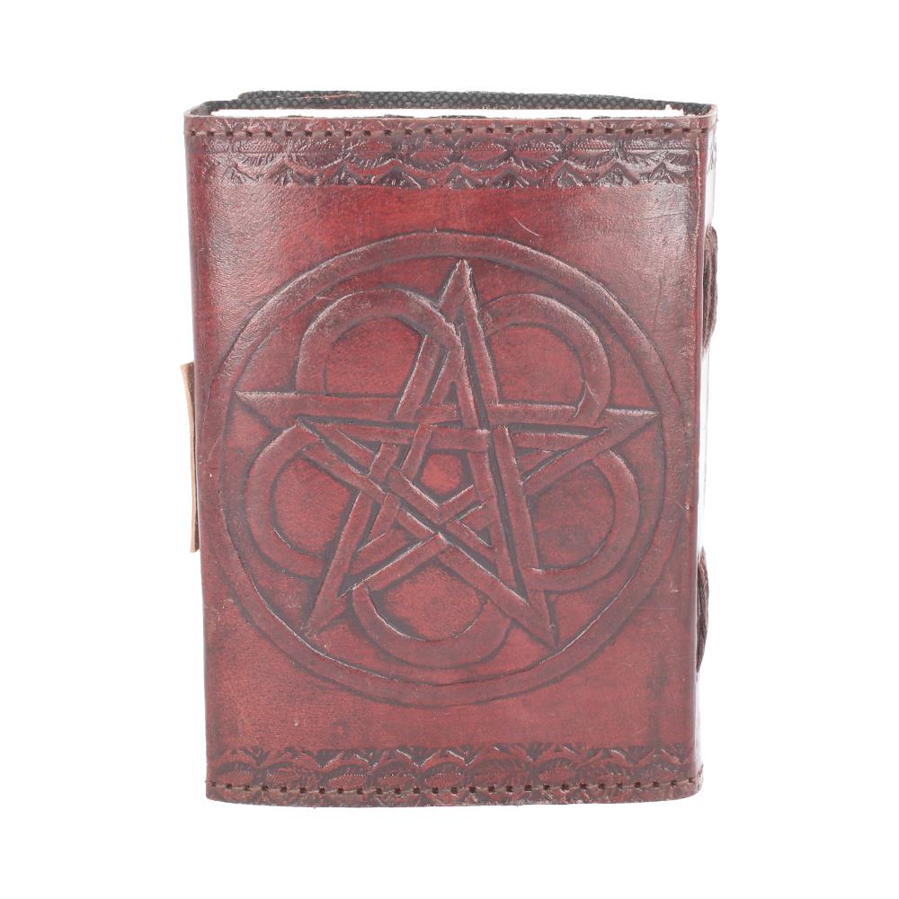 Pentagram Leather Embossed Journal and Lock
