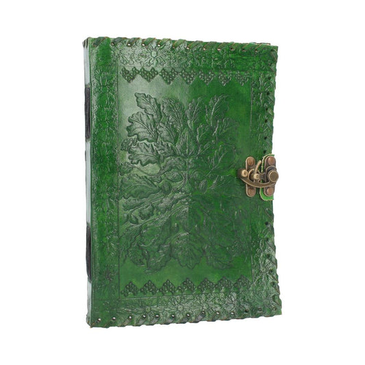 Greenman Leather Journal and Lock 25 x 18cm