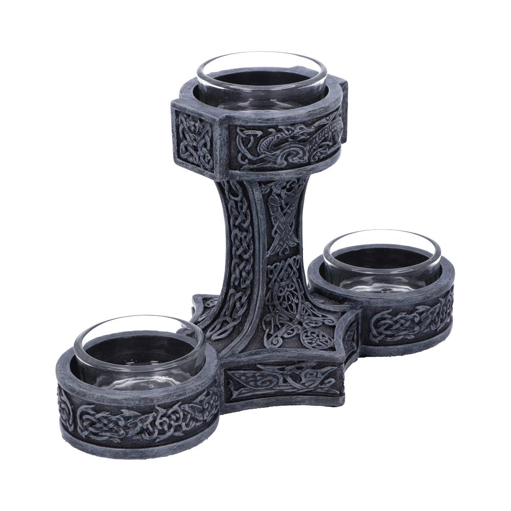 Thors Hammer Tea Light Holder 18.5cm
