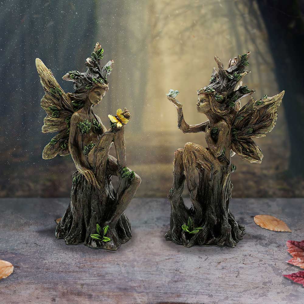 Woodland Beauty Fairy Figurines Set of 2