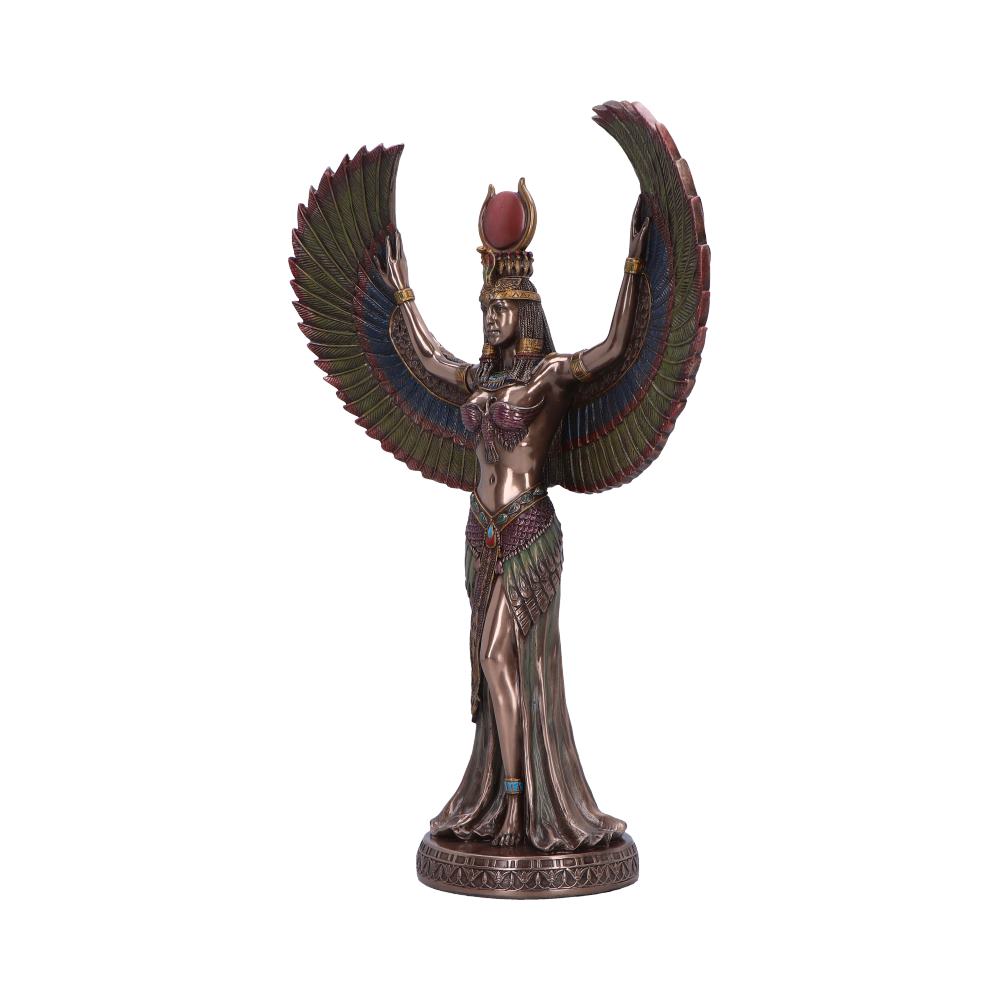 Isis Goddess of Magic & Wisdom Bronzed Figurine