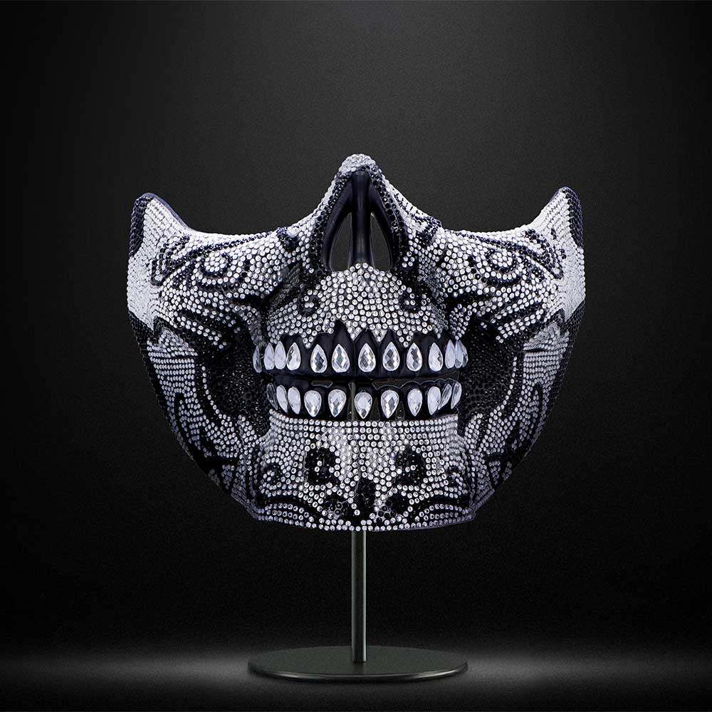 Jewelled Masquerade Silver Mask