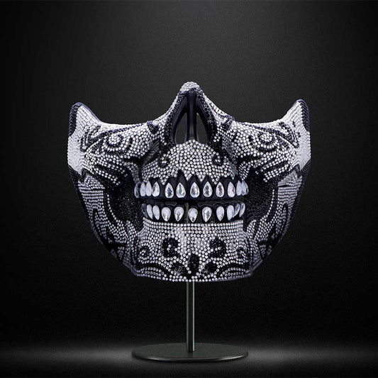 Jewelled Masquerade Silver Mask