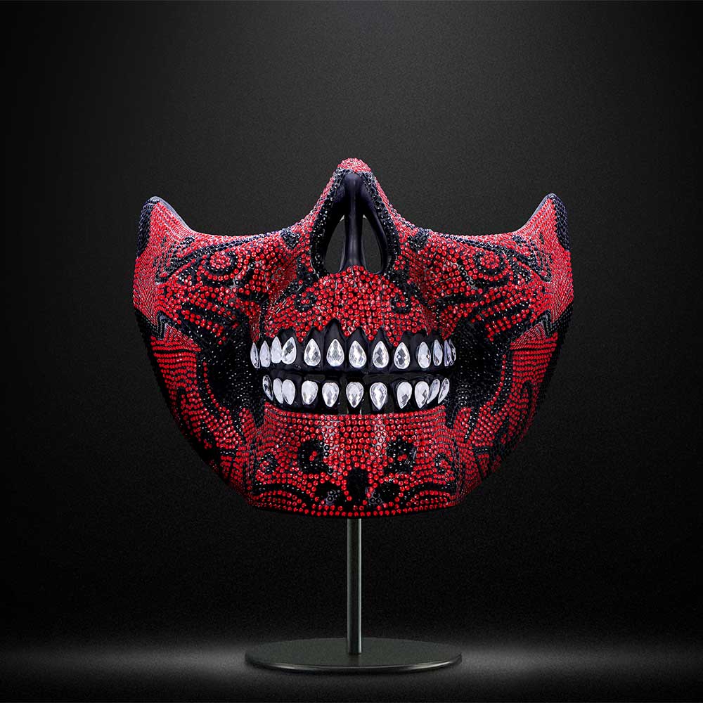 Jewelled Masquerade Red Mask