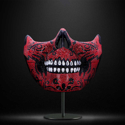 Jewelled Masquerade Red Mask