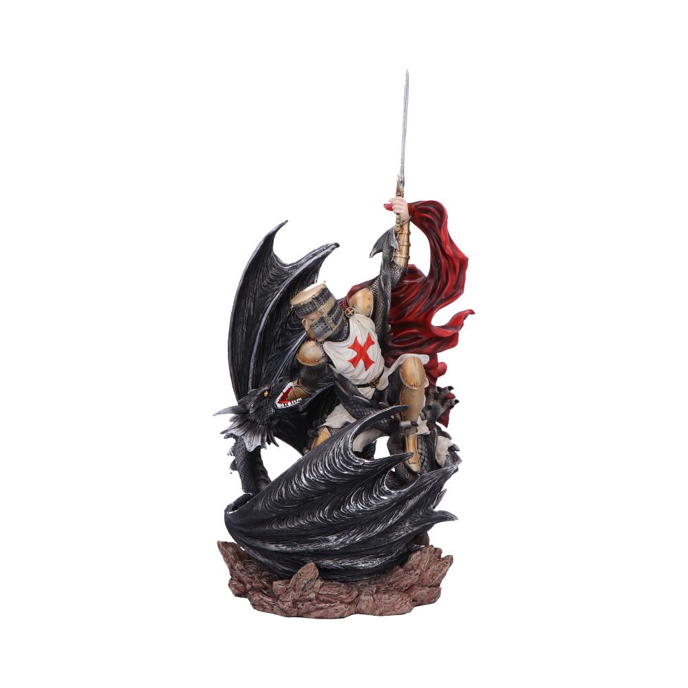 Legend's Fall Dragon And Knight Figurine