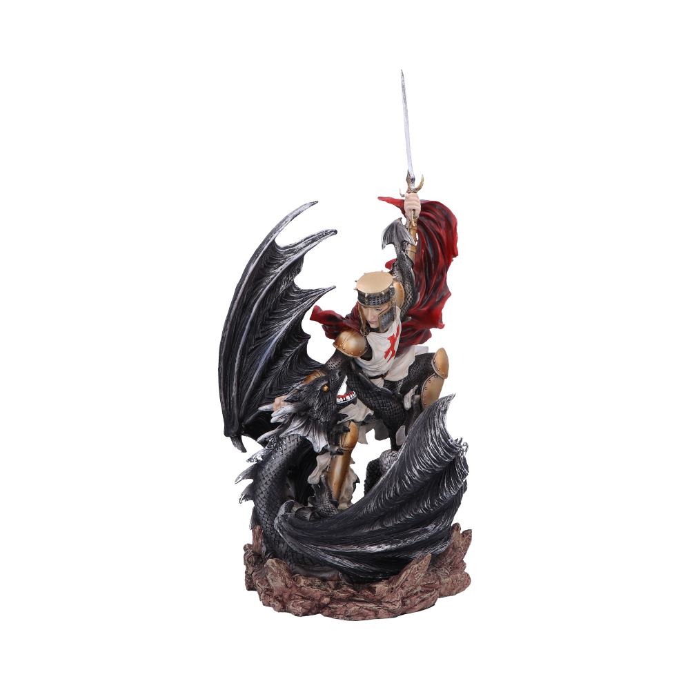 Legend's Fall Dragon And Knight Figurine