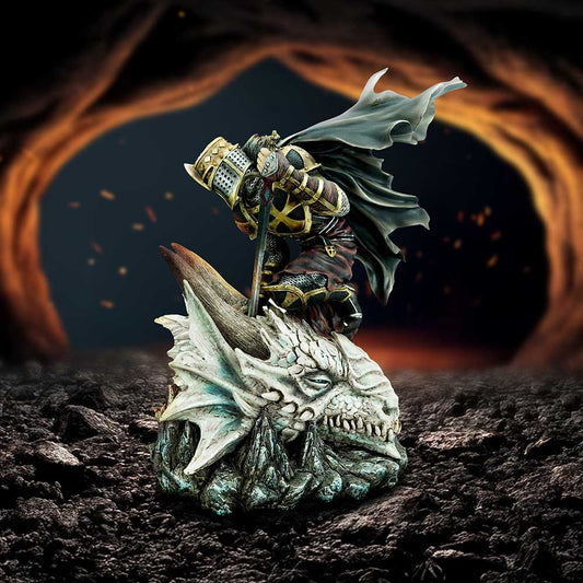 The Price of Valour Dragon And Knight Figurine