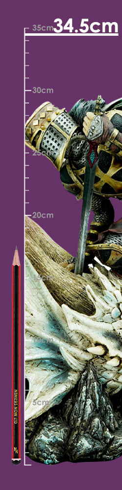 The Price of Valour Dragon And Knight Figurine