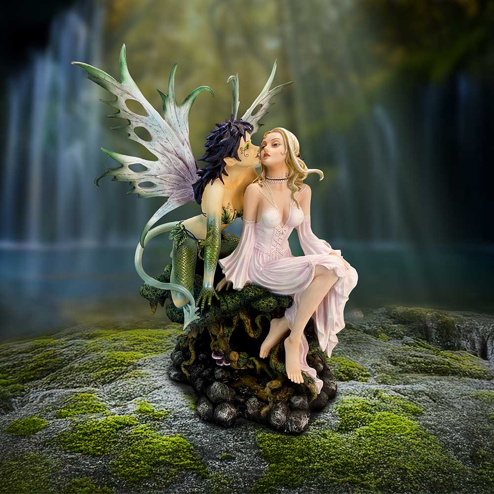 Kiss of Fate Twin Fairy Figurine