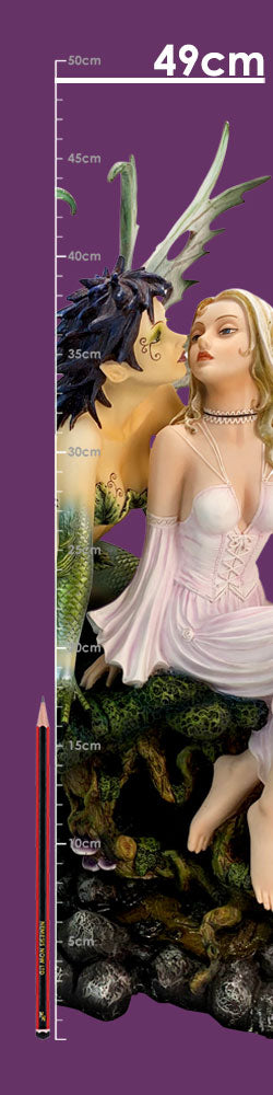 Kiss of Fate Twin Fairy Figurine