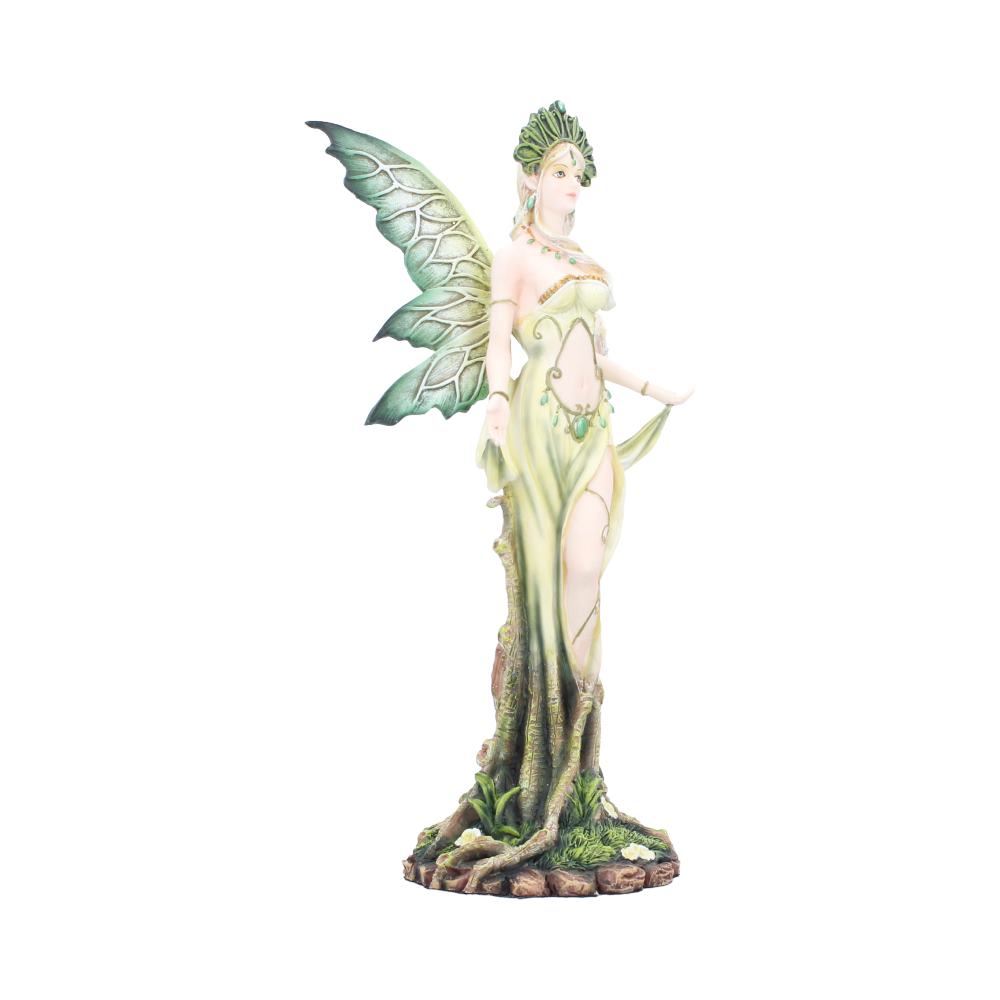 Forest Guardian Woodland Fairy Figurine - Opposite side of woodland fairy and wings