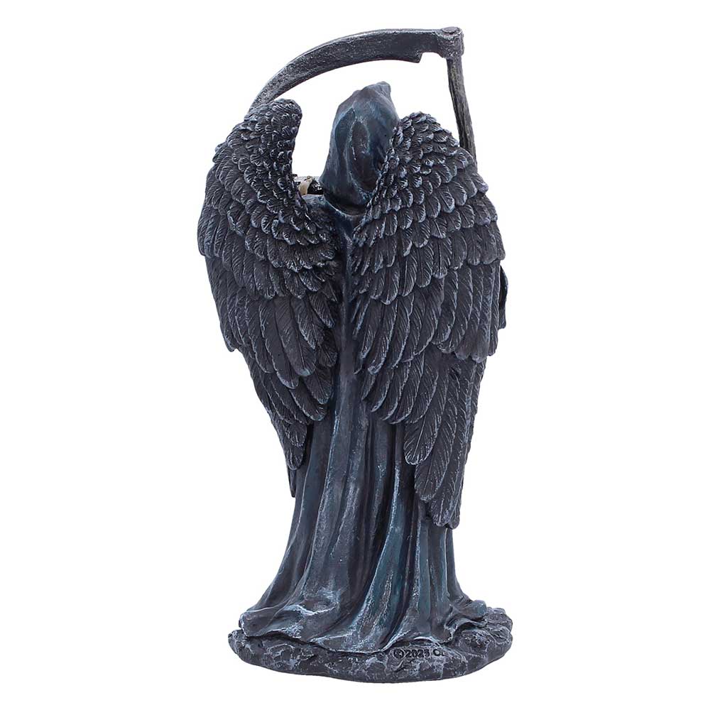 Hour of the Reaper Winged Figurine - Rear of the reaper wings and robes