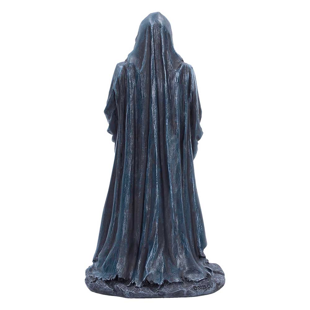 Reaper’s Oath Gothic Figurine - Rear of dark reaper robes