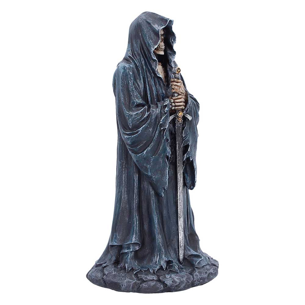 Reaper’s Oath Gothic Figurine - Opposite angle showing skull and rocky base