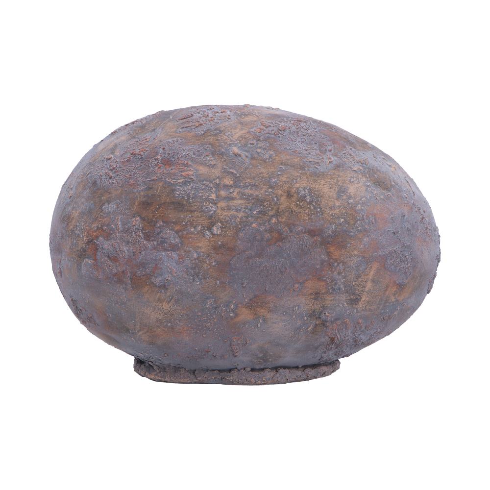Tyrannosaurus Rex Egg Skeleton Figurine - Rear showing rounded fossil-effect shell