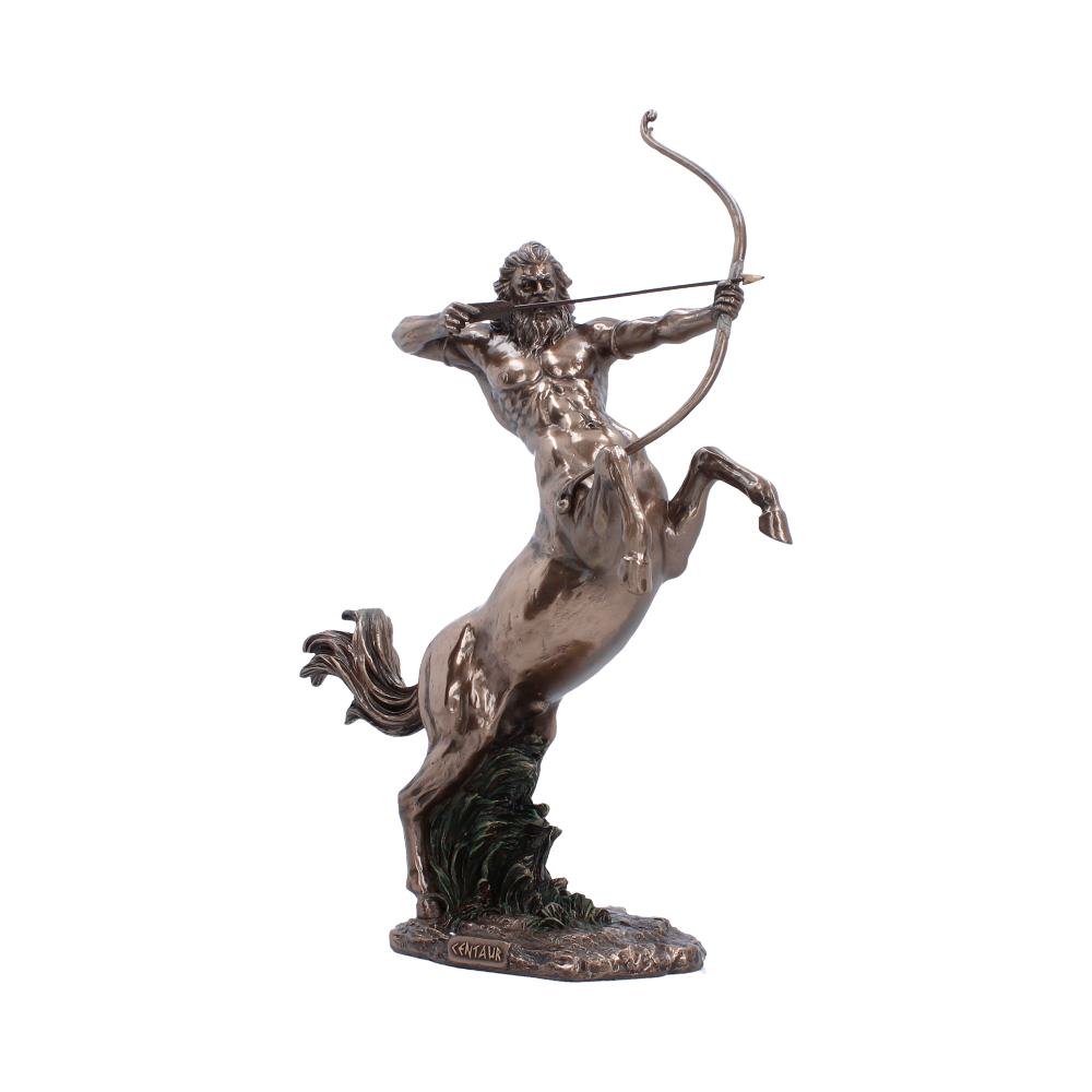 Bronze-Finish Centaur Archer Figurine - Angle of horse body and archer arms